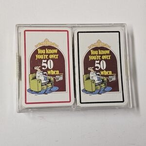 You Know You’re Over 50 When… 2 Decks of Playing Cards (Ivory Tower Publishing)